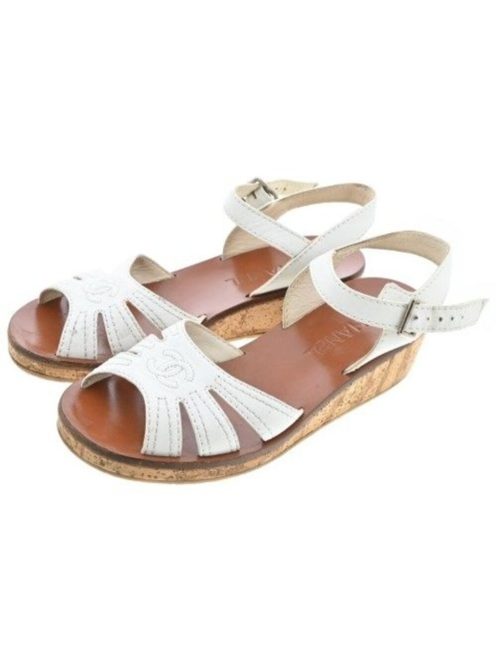 Chanel Sandals White